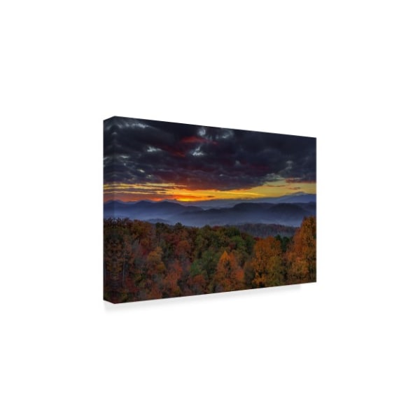 Galloimages Online 'Smokies Sunrise Oil Paint' Canvas Art,12x19